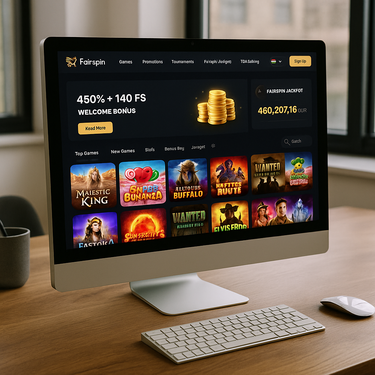 Fairspin - Desktop Platform Interface - Intuitive Design